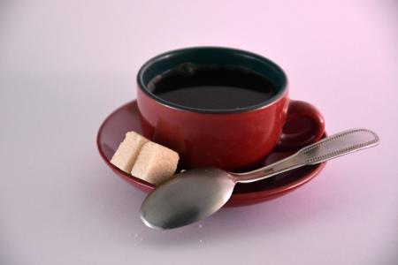 咖啡, 杯, 特浓咖啡, 早餐, 咖啡匙, 咖啡杯, 办公室