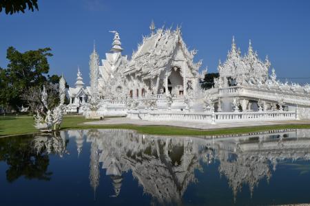 笏蓉坤, 白色寺庙, 泰国, 中亚地区, chiand 莱, 寺, 泰语