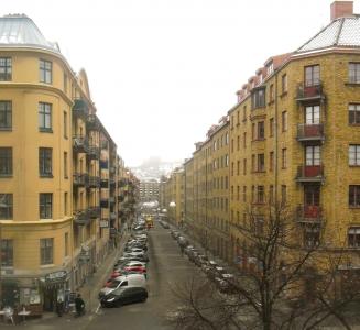 olivedal, 瑞典, 城市, 建筑, 街道, 交通, 车辆