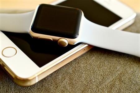 Apple Watch, iphone, 苹果, 技术, 现代, 通信, 时钟