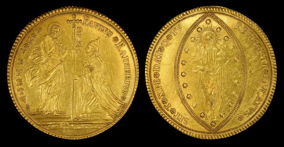 金币, 意大利国家, 威尼斯共和国, 50亮片, zecchini, 76毫米, 192