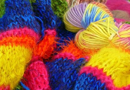 羊毛, 针织羊毛, 手工劳动, 猫的摇篮, 针织, 多彩, 业余爱好