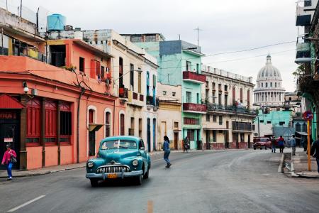古巴, oltimer, 哈瓦那, 那辆旧车, 经典, 老, 自动