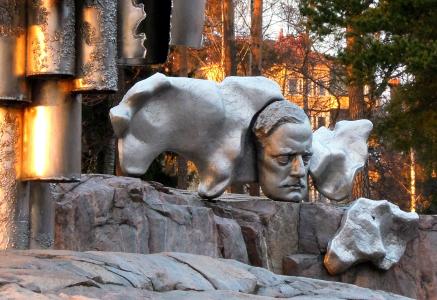 西贝柳斯, 纪念碑, 纪念, 芬兰语, 艺术, 雕像, 摘要