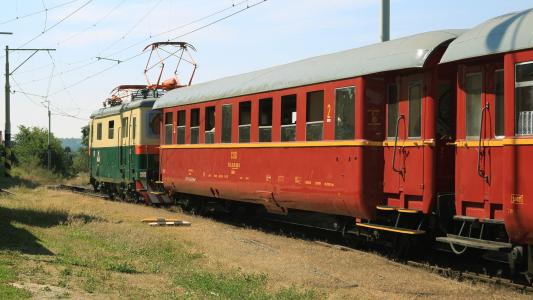 铁路, 博物馆火车, 电力机车, 老式机车, 从历史上看, e422, 捷克共和国