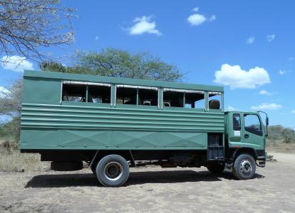 卡车, 野生动物园, 吉普车, 非洲, 肯尼亚, 坦桑尼亚, 冒险
