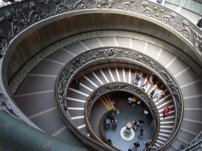 梵蒂冈, 博物馆, 楼梯, 罗马, 楼梯, 步骤和楼梯, 步骤