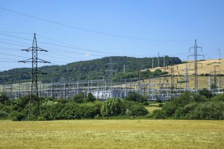 电站, 主电源, transformatorownia, 输电, 高电压, 电线杆, 能量分布