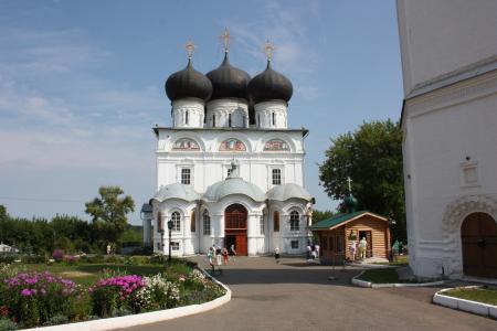 俄罗斯, 喀山, raifovsky 修道院, 鞑靼, 教会, 夏季, 建筑