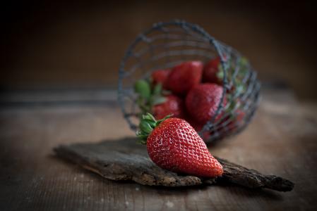 草莓, 红色, 成熟, 甜, 美味, 天然产物, 软的水果