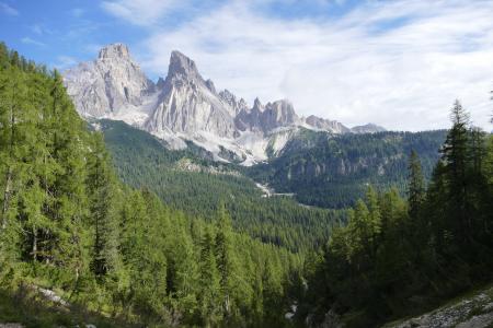 白云岩, 意大利阿尔卑斯山, 山, 意大利, 自然, 绿色, 风光
