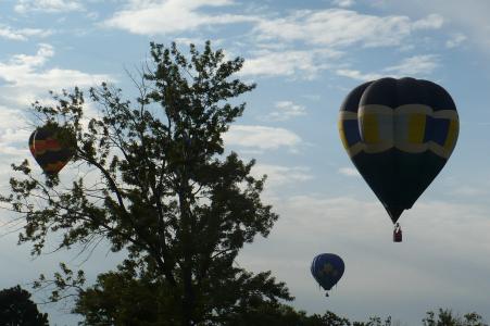 热气球, 节日, 乘坐热气球, 飞行, 浮动