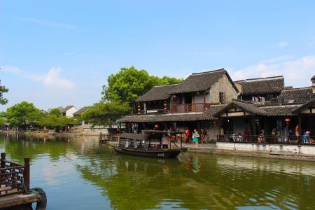 塘, 古老的小镇, 中国