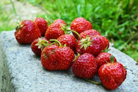 草莓, 水果, 红色, 成熟, 甜, 生物, 自然