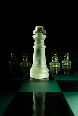 象棋, 部分, 国王, 典当, 国际象棋棋盘, 游戏, 白色