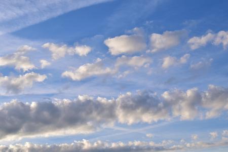天空, 云彩, 蓝色, 云层形成, 被盖的天空, 天空, 洁白的云朵