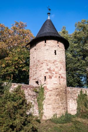 城墙, 瞭望塔, 韦尔尼格罗德, 塔, 防御塔, 防御, 石头墙