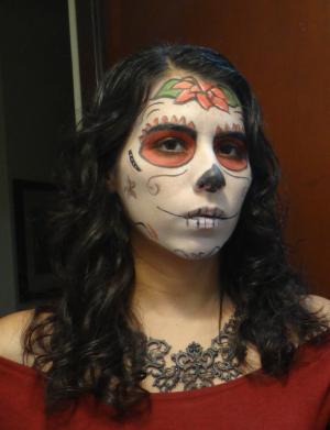 头骨, 死亡之日, 墨西哥, 死亡, calaca, 妇女, 传统