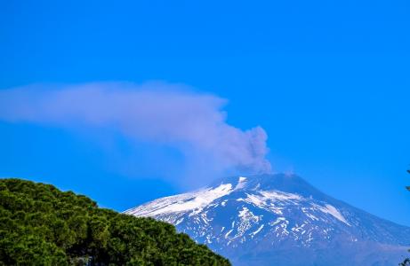 活跃的火山, 自然, 天空, 吸烟, 火山