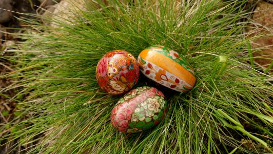 复活节, 复活节快乐, 复活节彩蛋, 德科, 多彩, 鸡蛋五颜六色, 彩蛋