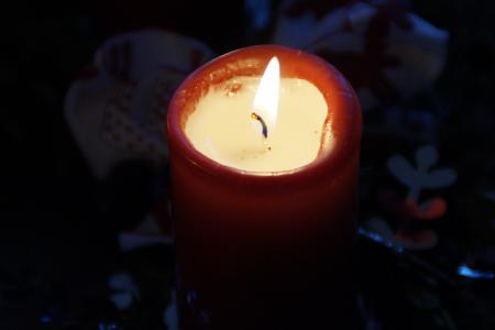 蜡烛, 烧伤, 来临, 到来花圈, 圣诞节的时候, 舒适的, 安静