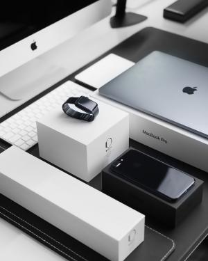 黑色, 白色, iphone, 苹果, 产品, 黑色和白色, 业务