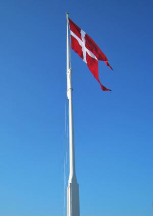 丹麦国旗, 旗杆, geflaggt, 丹麦, 丹麦语, 国旗, 国旗