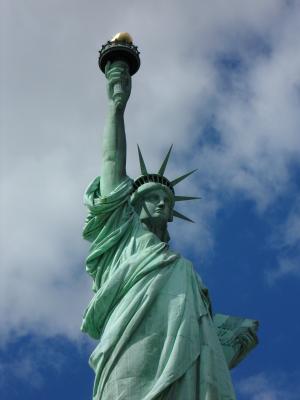自由女神像, 纽约, 美国, 具有里程碑意义, 纪念碑, 自由岛, 自由小姐