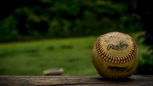 球, 棒球, 特写, 脏, 宏观, 棒球-球, 棒球-体育