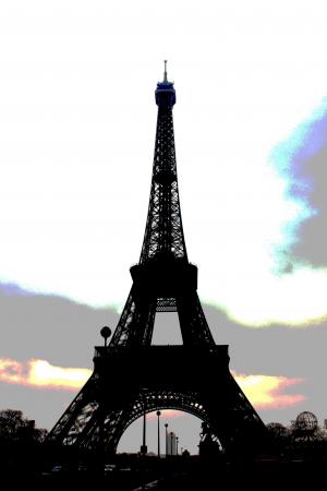 埃菲尔铁塔, 巴黎, 法国, 欧洲, 感兴趣的地方, 钢