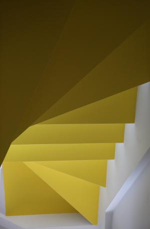 建筑, 艺术, 颜色, 颜色, 楼梯, 楼梯, 黄色