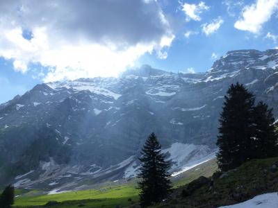 alpstein, 山, 瑞士, 阿彭策尔, 山脉, 自然, 天空