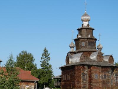 木制教堂里, 教会, 俄罗斯, 苏兹达尔, 东正教, 俄罗斯东正教, 圆顶