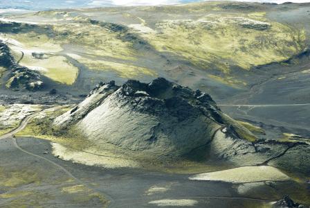 冰岛, 拉基, 火山, 火山口, 泡沫, 山, 自然