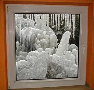冬天, 冰, 冰柱, 暴雨, 冬天的故事, 弗罗斯特, 窗口