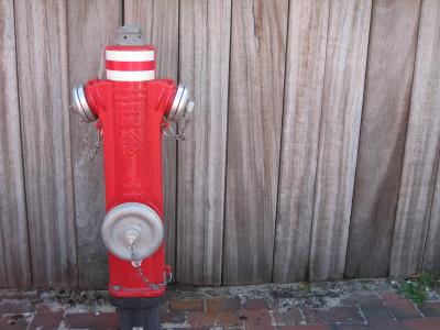 消火栓, 水, 消防, 金属, 红色