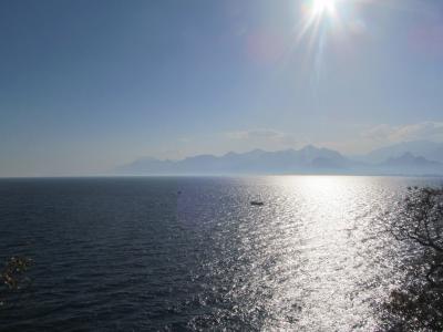 安塔利亚地中海, 太阳能, 海滩, 海洋, 火花, 船舶, 和平