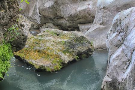 岩石, 巨石, 流, 水, 几点思考, 自然, 外面