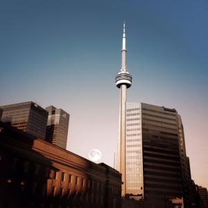 加拿大国家电视塔, 针, 都市, 建筑, 吸引力, 建设, 加拿大