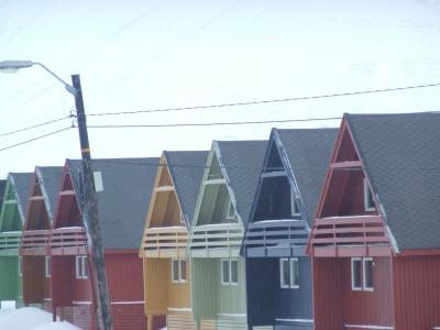 房屋, 颜色, 挪威, 雪