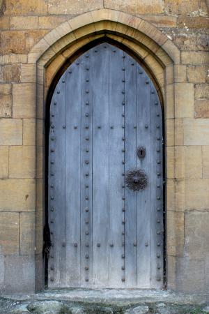 门, 门口, 墙上, 中世纪, 中世纪, 通道, 入口
