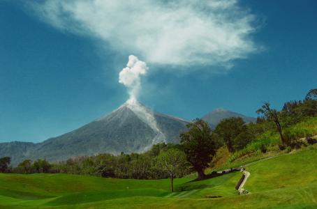 火山喷发, 火山, 危地马拉, 自然, 吸烟, 火山事件, 火山喷发