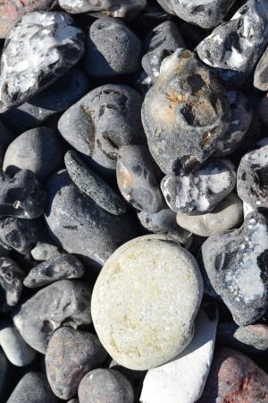 石头, 海岸, 海滩, 卵石, 石头