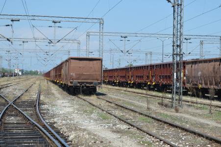 火车, 距离, 马车, 货物空间, 老, 马其顿, rails
