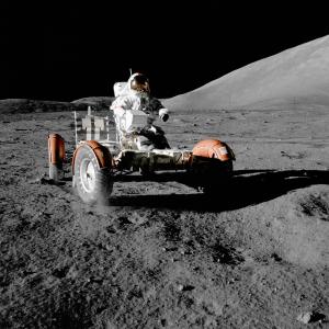 月球车, 宇航员, 太空旅行, 月亮越野车, 月球漫游, 阿波罗17号, 班
