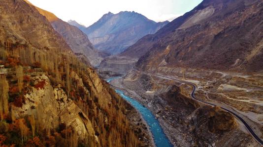 河, 山, 巴基斯坦, 水, 自然, 旅行, 自然