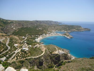 kythira, 海洋, 海岸, 湾, 景观, 夏季, 希腊