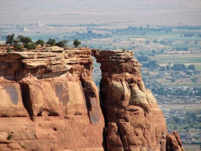 窗岩, 风景名胜, 科罗拉多国家纪念碑, 美国, 景观, 地质, 砂岩