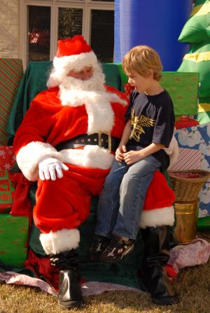 圣诞老人, 儿童, 男孩, 一圈, 12 月, 圣诞节, 圣诞快乐