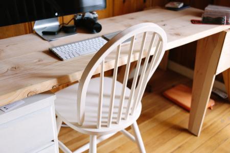 木材, 椅子, 办公桌, 办公室, 业务, 创意, 硬木